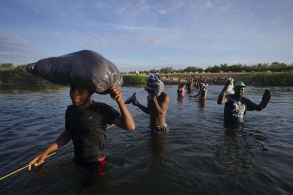 Los migrantes en Del Rio, Texas, se han ido