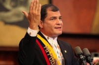 La reacción de Correa tras la derrota de Arauz