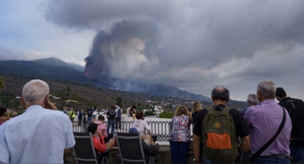 Turistas llenan los hoteles de La Palma